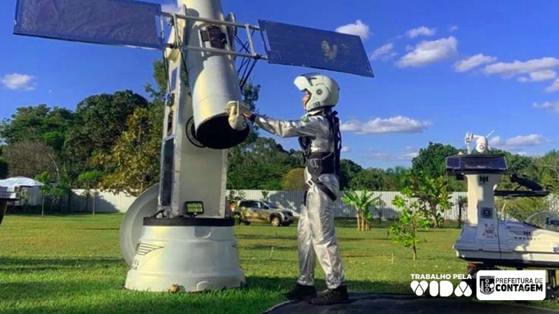 Estudante contagense vai à Nasa em busca do sonho de ser a primeira astronauta brasileira