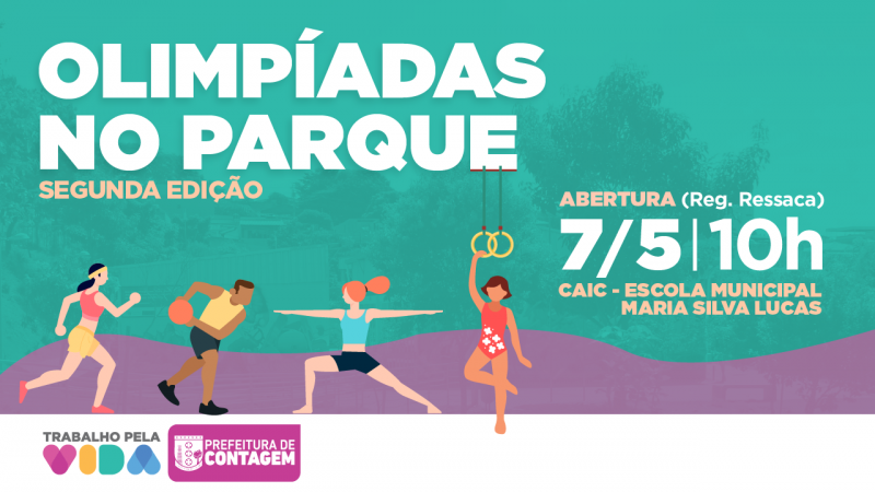 “Olimpíadas no Parque” inicia 2ª edição neste sábado (7/5) e promete muita diversão