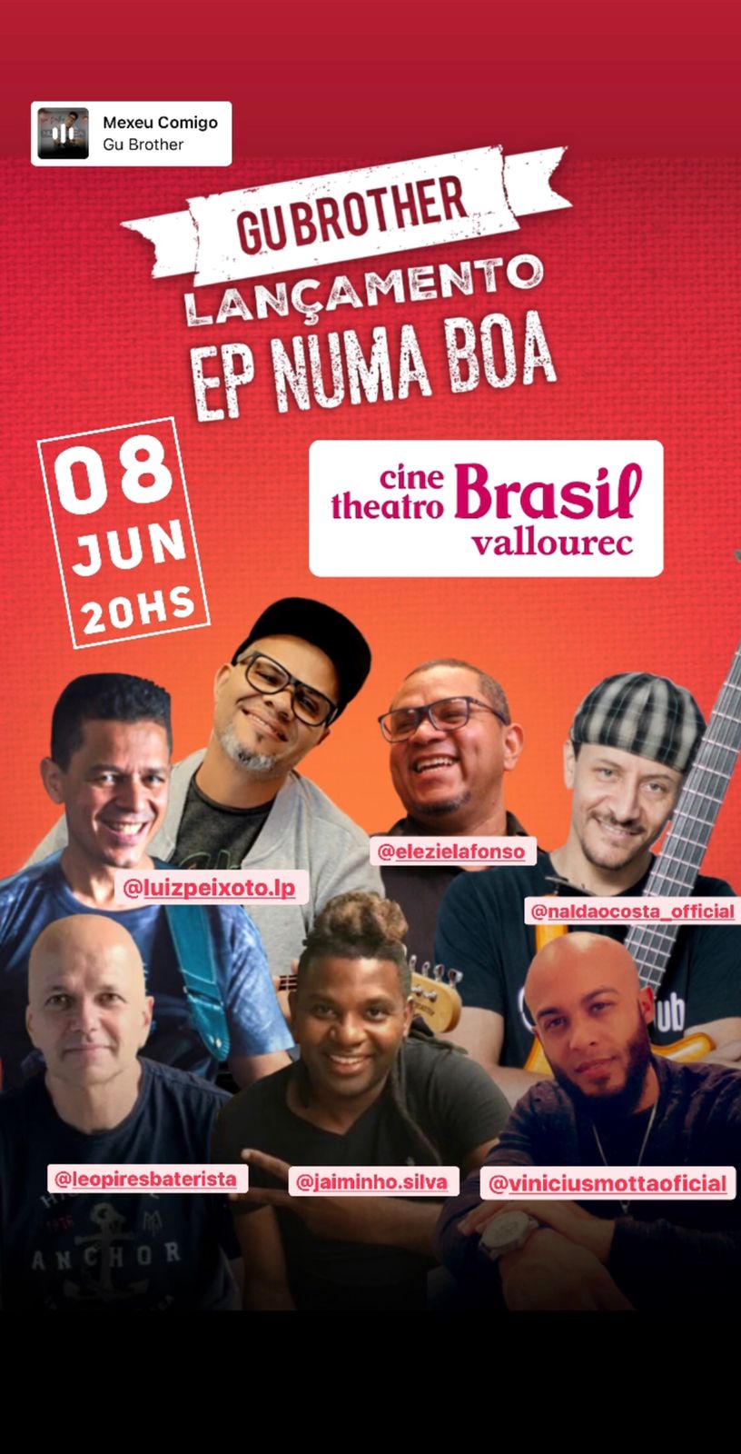 Gu Brother: lançamento do EP Numa Boa