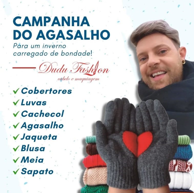 Dudu Fashion: Campanha do Agasalho 2022