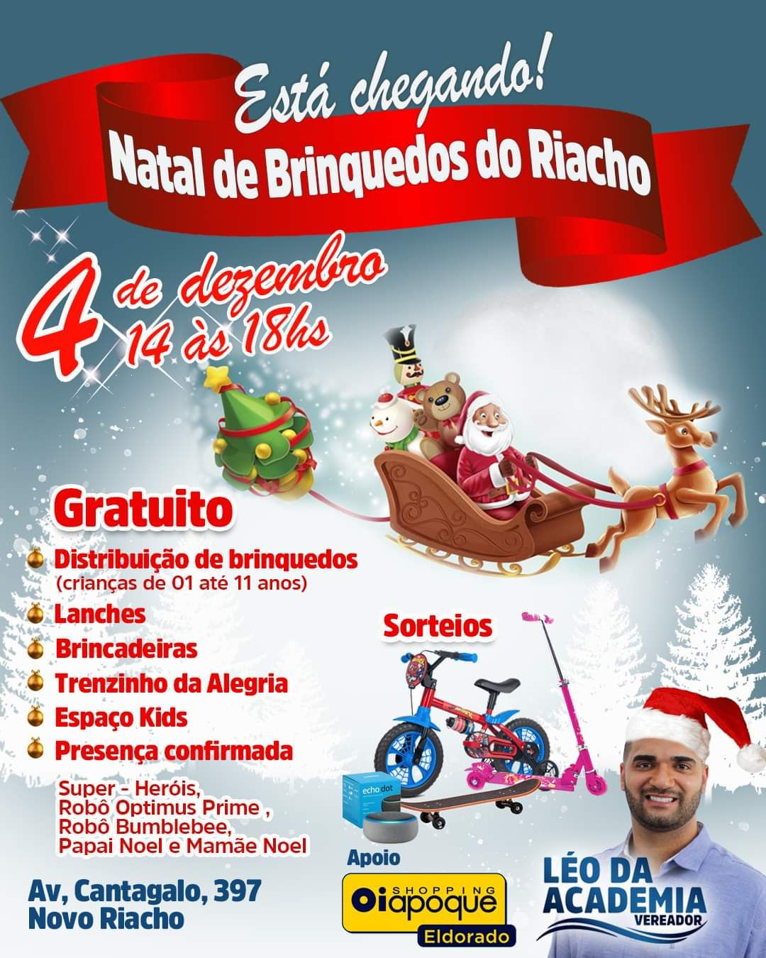 Vem aí a festa mais esperada do ano, um evento 100% gratuito para marcar a história do nosso bairro