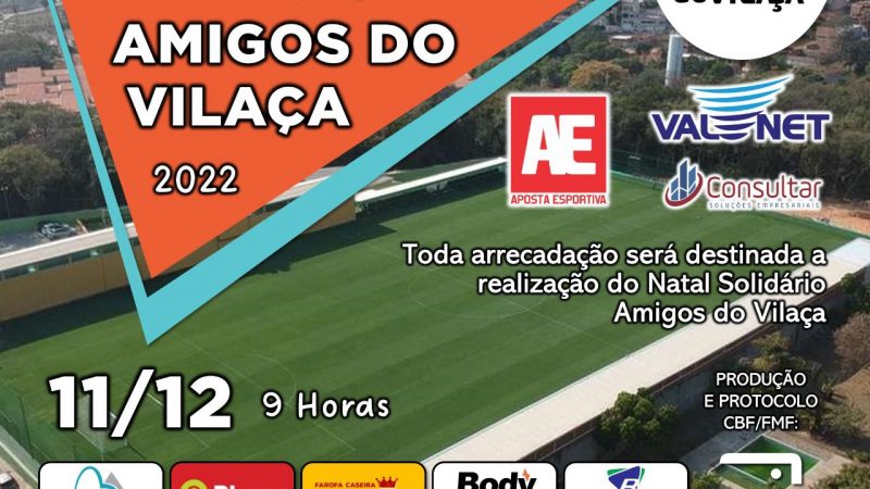 Mais um gol de placa do vereador Hugo Vilaça: Futebol Solidário Amigos do Vilaça