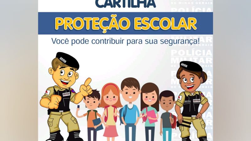 PMMG lança cartilha com dicas voltadas à segurança nas escolas