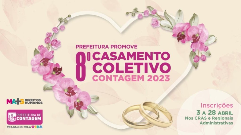 Prefeitura realiza o 8º Casamento Coletivo de Contagem