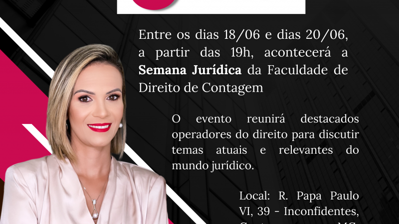 FDCON realiza Semana Jurídica de 18 a 20 de junho com participação GRATUITA