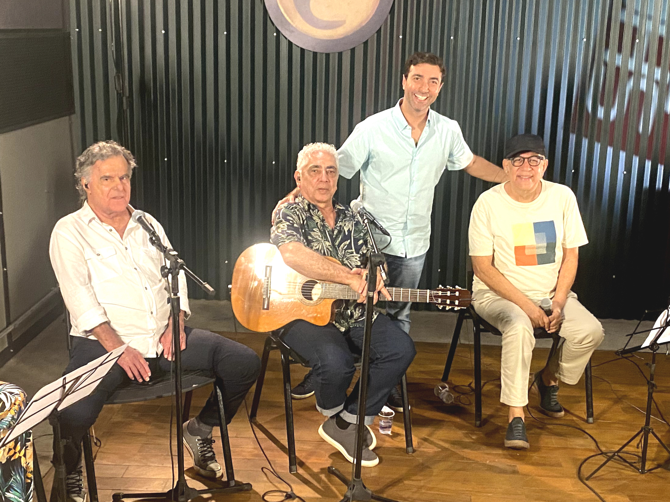 Paulinho Pedra Azul, Saulo Laranjeira e Murilo Antunes juntos no Hypershow, da Rede Minas, nesta quarta (24)