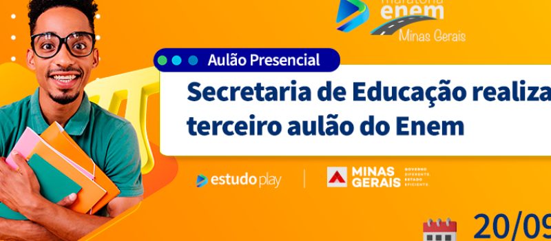 Educação realiza o terceiro aulão do Enem para estudantes do 3º ano do ensino médio