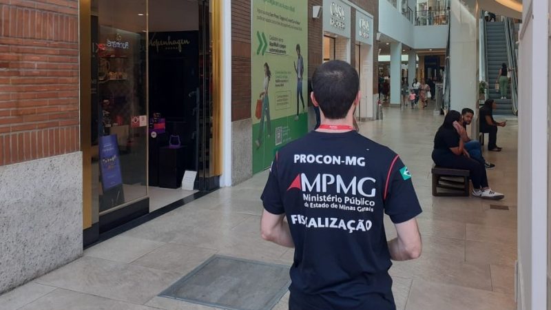 Procon-MG inicia segunda fase de operação de fiscalização em shoppings de BH