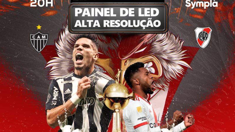 Feira do Mineirinho, em Contagem, transmite Atlético-MG x River Plate com entrada gratuita e show de pagode