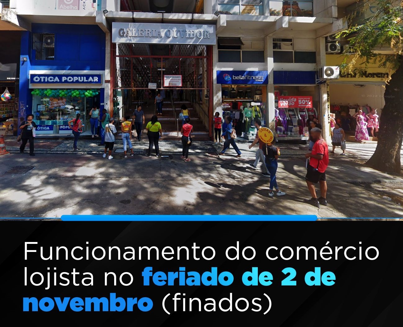 Funcionamento do Comércio no feriado de Finados