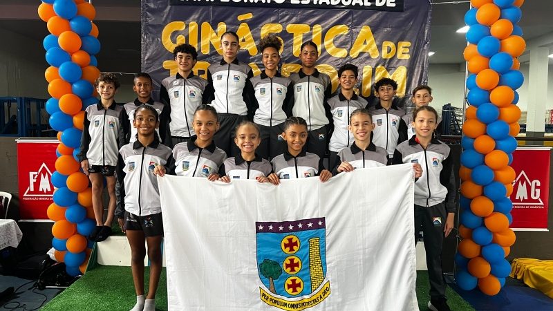 Atletas de Ginástica de Trampolim de Contagem brilham em campeonato e conquistam medalhas