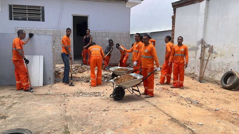 Detentos de Aimorés trabalham na ampliação de orfanato do município