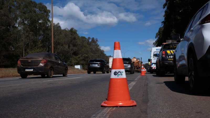 BR-040 deve ter aumento de 15% no fluxo de veículos no feriado