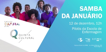 Samba e ancestralidade darão vida ao Quinta Cultural no campus saúde da UFMG