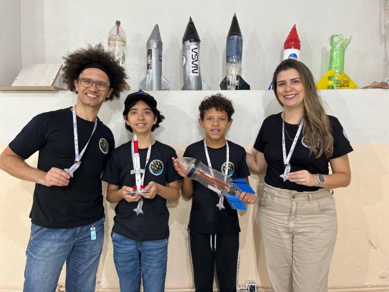 Estudantes da escola “Mariinha” são premiados em Olimpíada Brasileira de Astronomia e Astronáutica