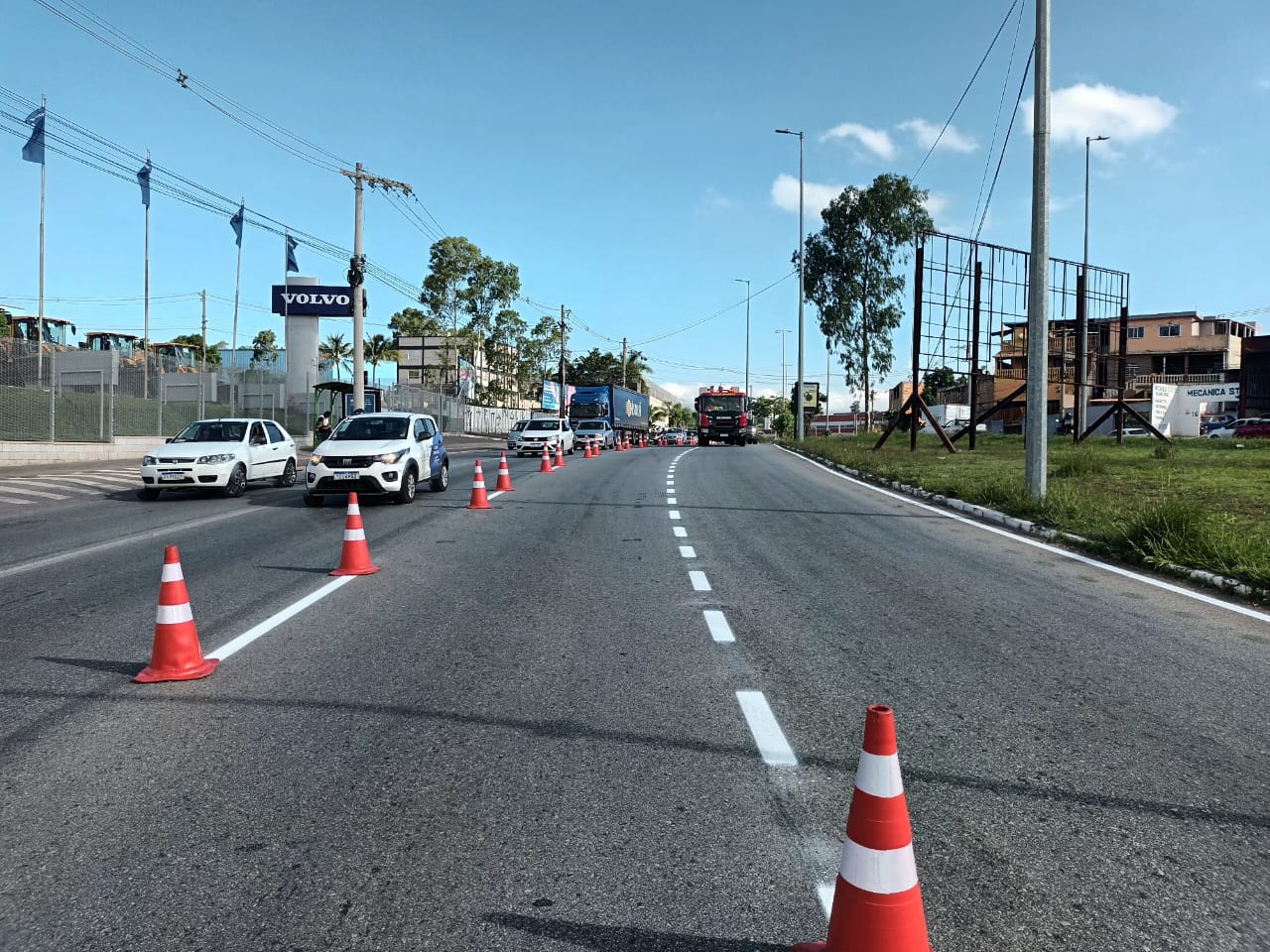 Via Expressa de Contagem recebe nova sinalização para garantir segurança e organização no trânsito