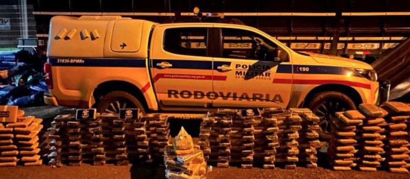 Polícia Militar Rodoviária apreende cerca de R$ 16 milhões em drogas em Juatuba