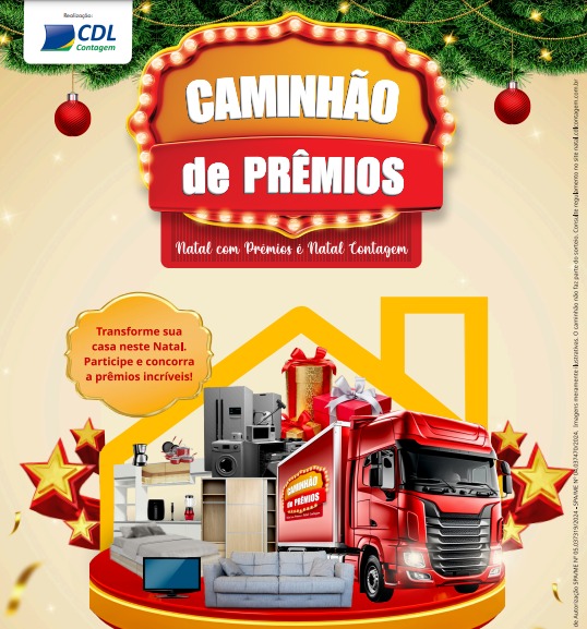 CDL Contagem Celebra o Sucesso da Campanha de Natal 2024 com Entrega de Caminhão de Prêmios