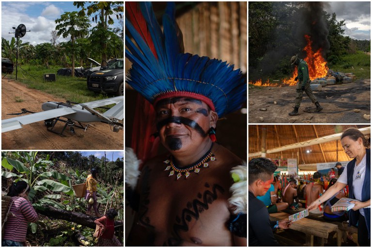 Dois anos de ações federais na Terra Yanomami: garimpo ilegal despenca e mortes por desnutrição caem 68%