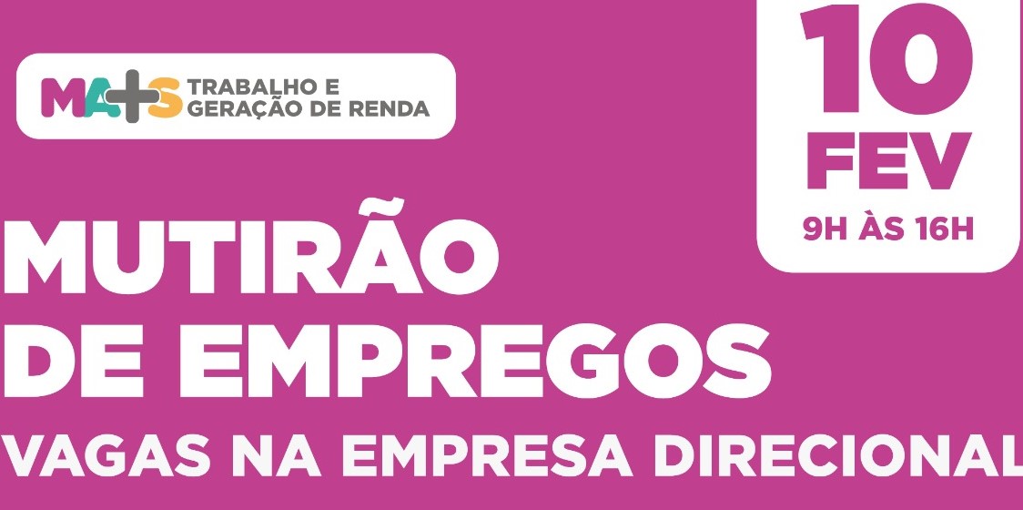 Em Contagem: “Mutirão de Empregos” com 120 vagas para construção civil na segunda-feira (10/2)